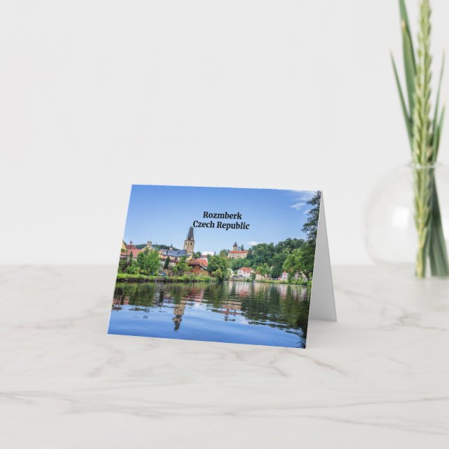 Rozmberk, Tschechische Republik, Karte (Vorderseite)