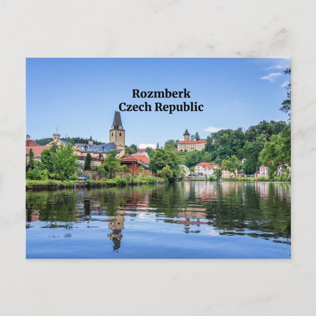 Rozmberk, Tschechische Republik, Postkarte (Vorderseite)