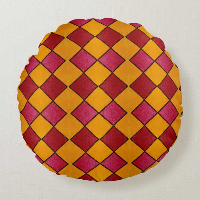 RP - 021 - Pillow Round Rundes Kissen (Vorderseite)