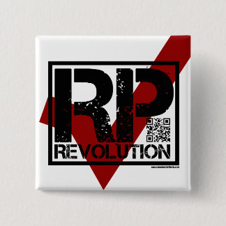RP-Revolution - Abstimmung für Ron Paul-Knopf Button