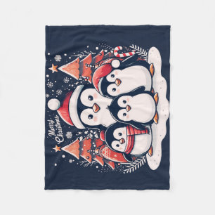 Rp Weihnachtspinguine Fleecedecke