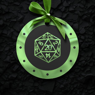 RPG Critmas   Lime Green Tabletop Roleplayer Dice