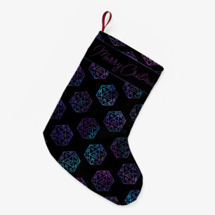 RPG Critmas Nebula Fantasy Tabletop Gamer Dice Kleiner Weihnachtsstrumpf