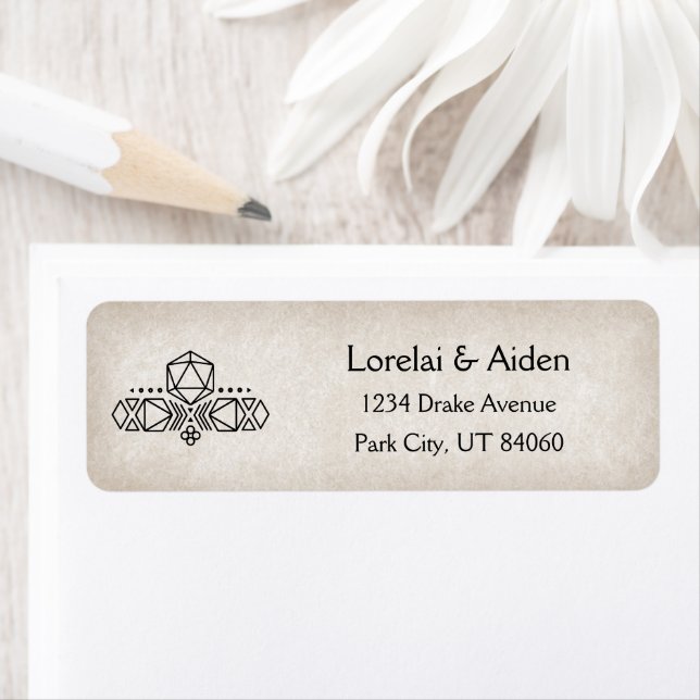 RPG D20 Gamer Wedding (Insitu)