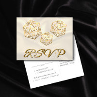 RPG Dice | Gold Fantasy Tabletop Gamer Entree UAWG