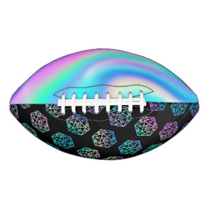 RPG Dice   Holo Fantasy Retro Tabletop PnP Gamer Football