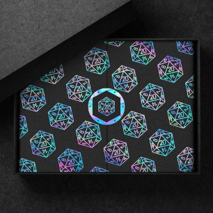 RPG Dice Holo Old School Tabletop PnP Roleplayer Seidenpapier