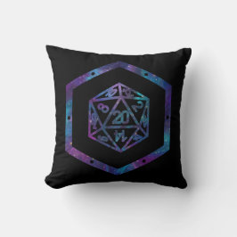 RPG Dice | Nebula Fantasy Retro Tabletop PnP Gamer Kissen