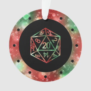 RPG Dice Nebula Old School Tabletop Role Player Ornament