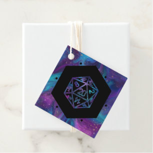 RPG Dice Nebula Retro Tabletop Gamer Vielen Dank Geschenkanhänger