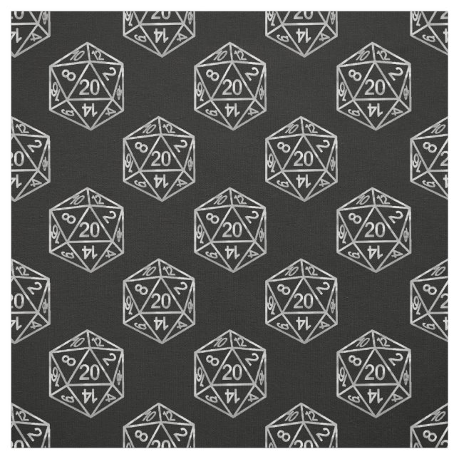 RPG Dice | Retro Old School Tabletop Roleplayer Stoff (Muster)