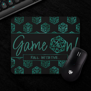 RPG-Game   Emerald Fantasy Tabletop Retro Gamer Mousepad
