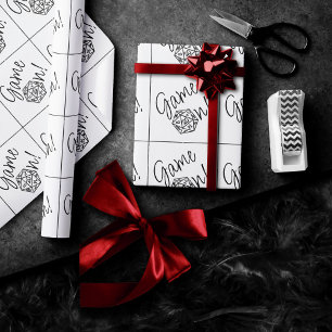 RPG Game On   Fantasy-Tisch-Retro-Gamer-Würfel Geschenkpapier