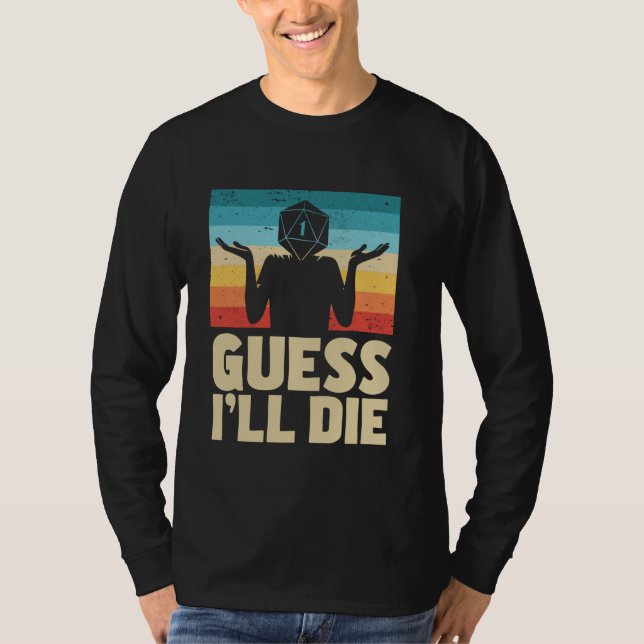 Rpg Gamer Gaming Tabletop T-Shirt (Vorderseite)