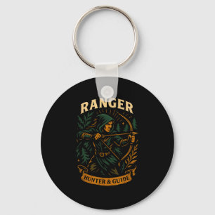 Rpg Gamer Ranger D20 Dice Nerdy Geek Men Women Kin Schlüsselanhänger