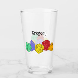 RPG Gaming Dice, Board, Fantasy Games Personalisie Glas