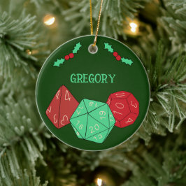 RPG Gaming Dice, Board, Fantasy Games Personalisie Keramik Ornament