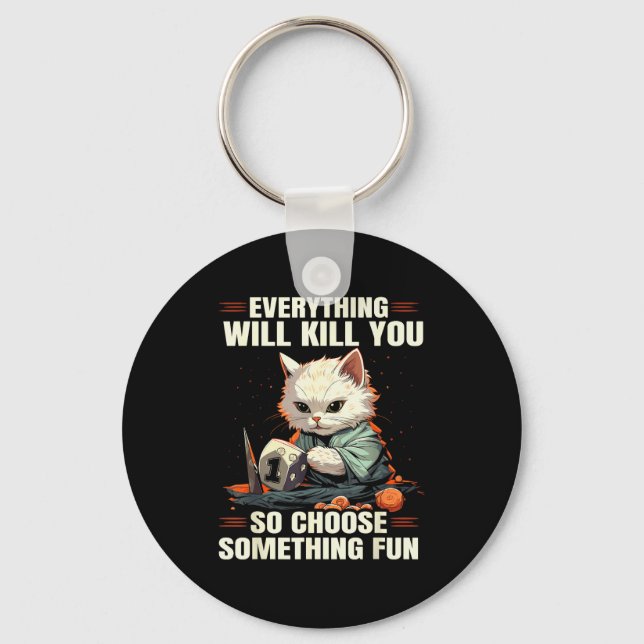 Rpg Gaming Role Playing D20 Tabletop Games Funny R Schlüsselanhänger (Vorderseite)