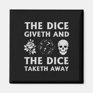 Rpg Giveth Taketh Gamer Brettspiel Magnet