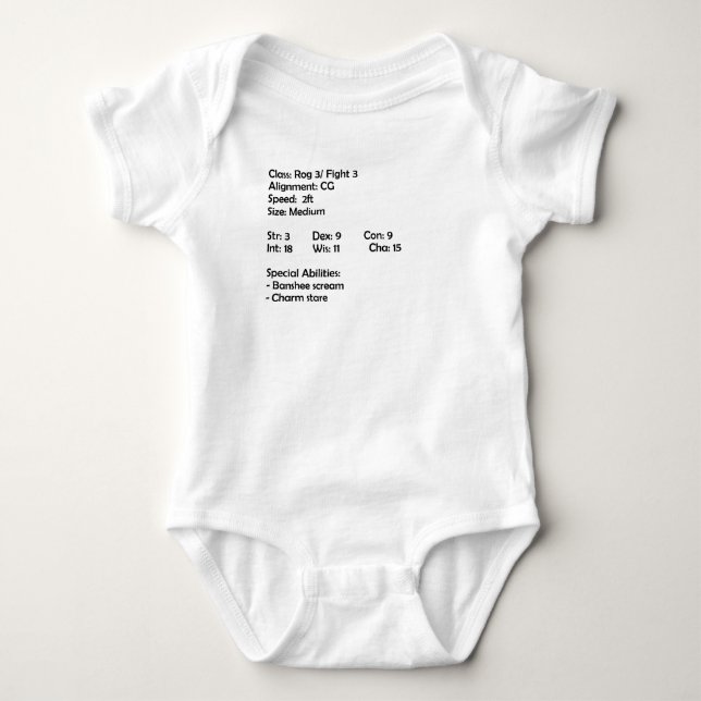 RPG-Kind Baby Strampler (Vorderseite)