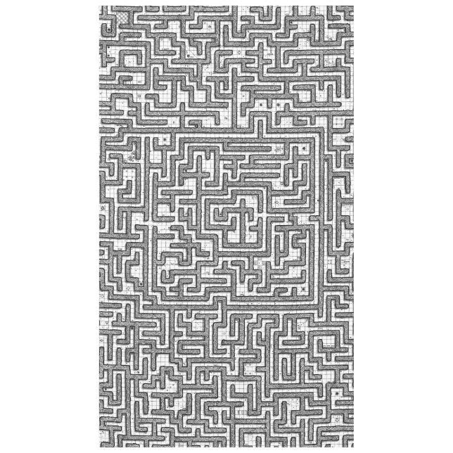 RPG Labyrinth Table Cloud Tischdecke (Vorderseite)