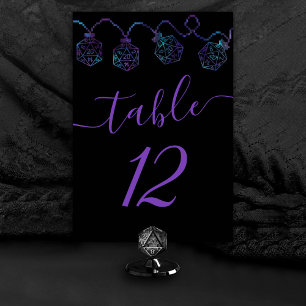 RPG-Leuchten Nebula Fantasy Tabletop Gamer Dice Tischnummer