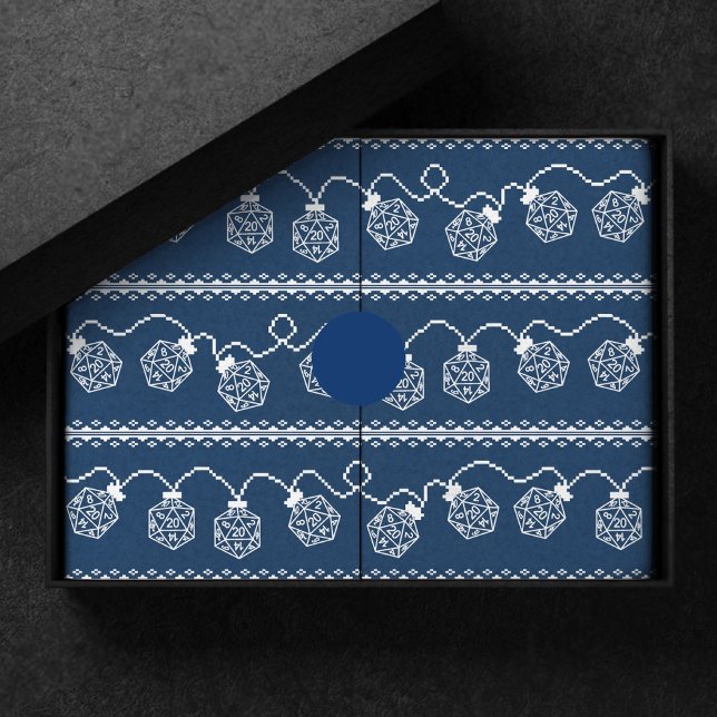 RPG Lights Blau | Fantasy Tabletop Gamer Dice Seidenpapier (Von Creator hochgeladen)