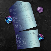 RPG Luxe | Navy Sheen Fantasy Tabletop Gamer Dice