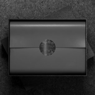 RPG Luxe Onyx Fantasy Tabletop Gamer Dice Custom Runder Aufkleber