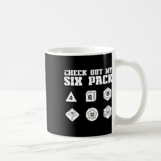 Rpg Sieh Dir Mein 6 Pack Lustiger Gamer Männer Jun Kaffeetasse (Rechts)