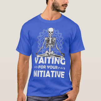 RPG Skeleton Meditation Mantra Mandala T - Shirt