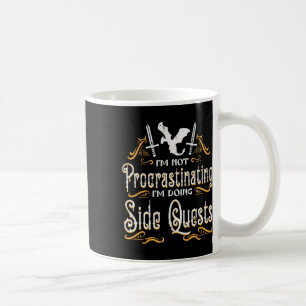 RPG-Spieler nicht prokrastinierend Nebenquest lust Kaffeetasse