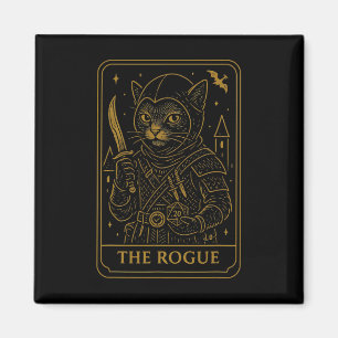 Rpg-Spieler Schurke D20-Würfel Verrückter Geek-Kat Magnet