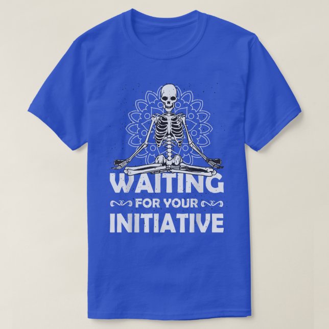 RPG Squelette Méditation Mantra T-shirt Mandala (Design devant)