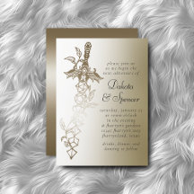 RPG Sword Luxe | Gold Sheen Fantasy Tabletop Gamer