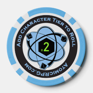 RPG-System +2 Player-Token Pokerchips