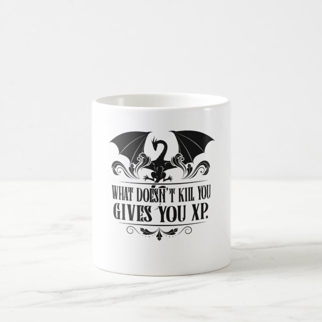 RPG Tabletop XP Dragon Master Geschenke Kaffeetasse (Mittel)