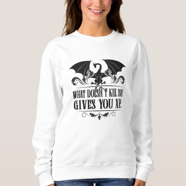 RPG Tabletop XP Dragon Master Geschenke Sweatshirt (Vorderseite)
