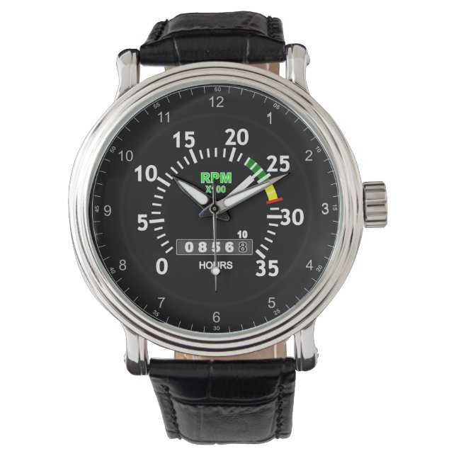RPM-Flugzeug von eWatch Armbanduhr (Vorderseite)
