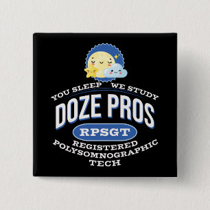 RPSGT Kawaii Moon Doze Pros PolySomnoGraphic Tech Button