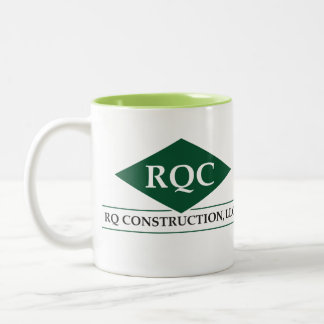 RQ zwei Ton-Tasse in hellgrünem Zweifarbige Tasse