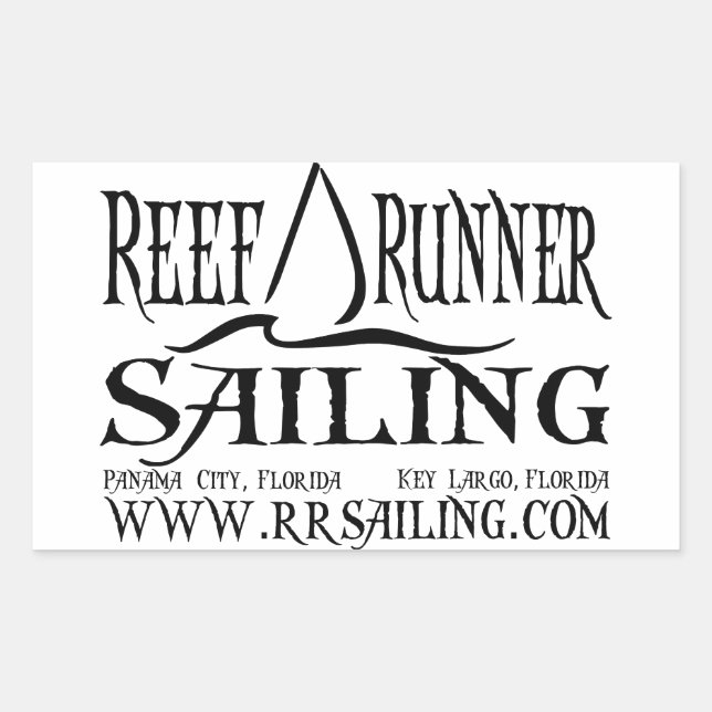 RRS-Aufkleber mit Website Rechteckiger Aufkleber (Vorderseite)