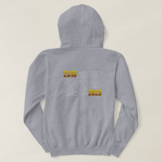 RS 15th Anniversary Sweatshirt WITH Show History