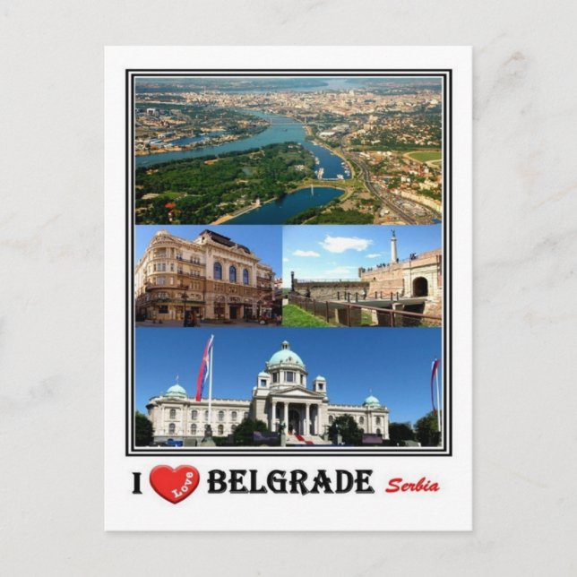 RS Serbien - Belgrad - Postkarte (Vorderseite)
