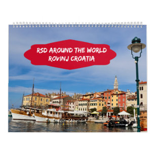 RSD auf der ganzen Welt Rovinj Kroatien Kalender