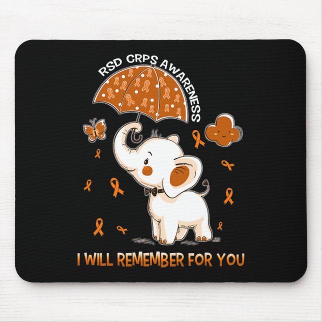 Rsd Crps Awareness Elephant 1 Mousepad (Vorne)