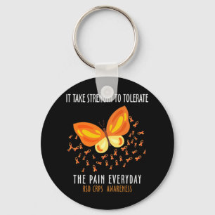 Rsd Crps Awareness Month Kostüm Butterfly Warrior Schlüsselanhänger