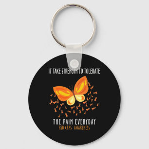 Rsd Crps Awareness Month Kostüm Butterfly Warrior Schlüsselanhänger