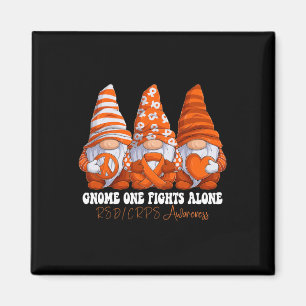 Rsd Crps Awareness Month Orange Ribbon Gnomies Sup Magnet