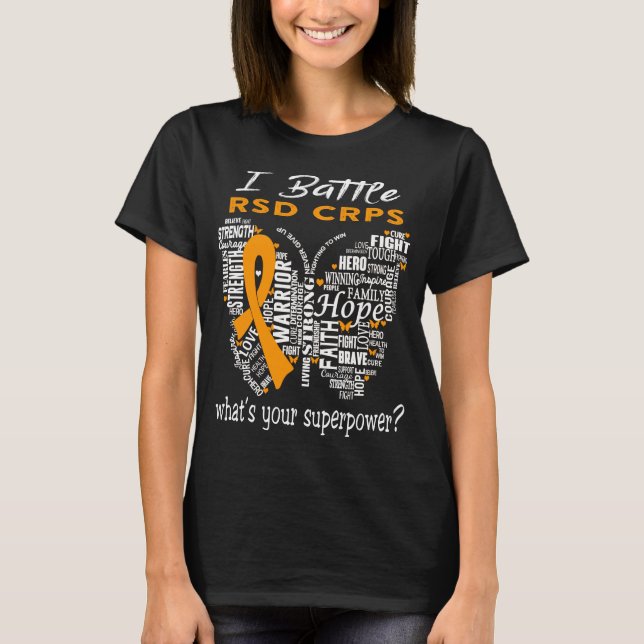 RSD CRPS Awareness Month Ribbon Gifts T-Shirt (Vorderseite)
